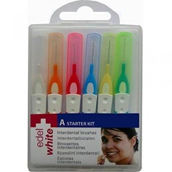 Kit de Inicio de Cepillos Interdentales Edel+White Mix (6 Piezas)