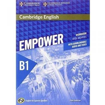 Cambridge English Empower for Spanish Speakers B1 Workbook with Answers, with Downloadable Audio and Video - 9788490369005