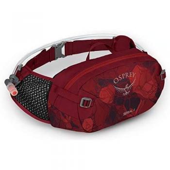 Riñonera de hidratación Osprey Seral 4 roja para mujer, tipo montaña, única