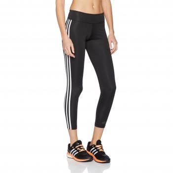 adidas D2M 3S Longtigh Mallas, Mujer, Negro / Blanco, XL