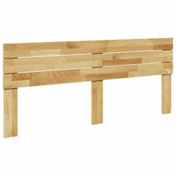 Cabecero 180 cm Madera Maciza de Roble