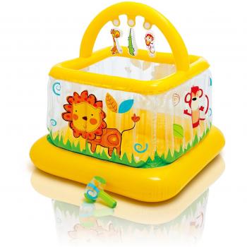 Intex - Gimnasio hinchable para bebe, 117 x 117 x 117 cm