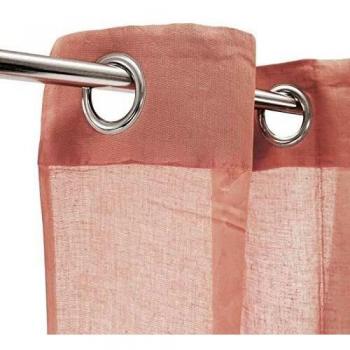 Cortina Voile 100% Algodón - Terracota - 105x250 cm