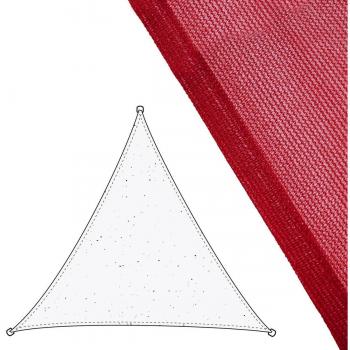 Velas de sombra Toldo Cereza Polietileno 350 x 350 x 0,5 cm - Bixoto