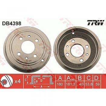 TRW DB4398 Tambores de Frenos