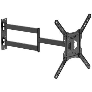 Soporte de Pared Giratorio Inclinable Nivelable Aisens WT65TSLE-383 para TV/Monitores de 23-65 hasta 35kg VESA 400x400mm Negro