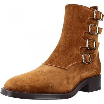 Botín Alpe 2322 de cuero para mujer, con tacón, suela antideslizante y cierre de cremallera, modelo Couture 11, talla 40