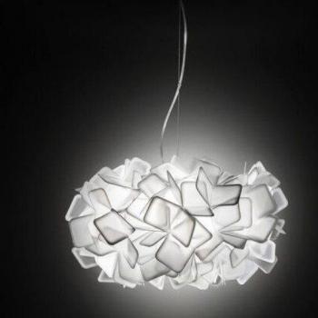 Lámpara Colgante Slamp Clizia Grande Ø 78 cm, Blanco