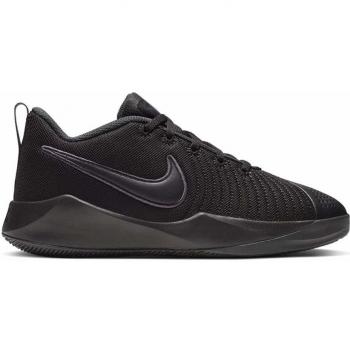 Nike Team Hustle Quick 2 (GS) Zapatillas de Baloncesto Unisex para Adultos, Negro, 38 1/2