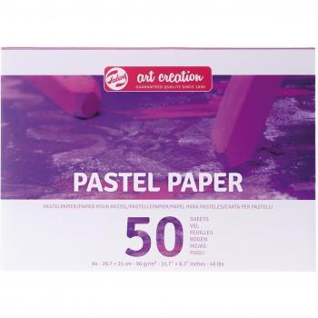 Art Creation Talens Bloc de Papel Decorativo para Pastel, A4, 50 Hojas Multicolor