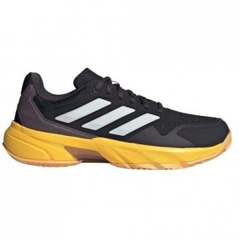 Adidas CourtJam Control 3 Zapatilla Tierra Batida Hombres - Naranja, Negro, características: diseño específico para tierra batida, soporte y estabilidad mejorados, parte superior de malla transpirable, suela de goma con tr