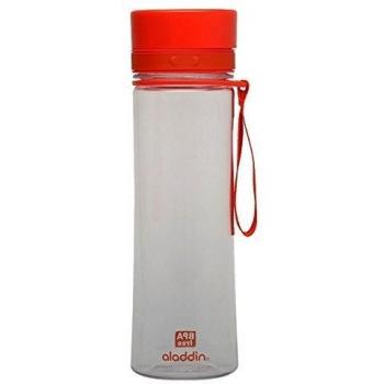 Aladdin Aveo - Botella de agua para niños, color Rojo, capacidad: 0,6 L
