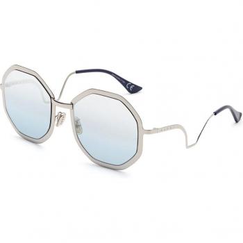 Marni Kamiora Mine Col. Silver 3TD Unisex Oversize Sunglasses Argento Size 58
