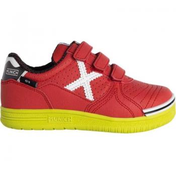 Calzado Deportivo Munich G-3 Kid VCO 355 para Junior en Color Rojo