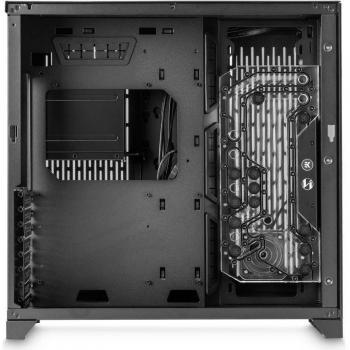 EK-Mana G2 PC-O11D EVO DDC D-RGB Distribution Plate, Bomba de refrigeración líquida con iluminación RGB integrada para chasis O11 Dynamic, compatible con bombas DDC, diseño optimizado para flujo de líquido y