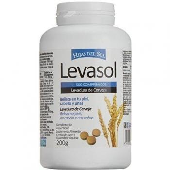 HIJAS DEL SOL Levasol - Levadura de Cerveza - Vitaminas para el pelo, pelo cuidado, anticaída - 500 Comprimidos