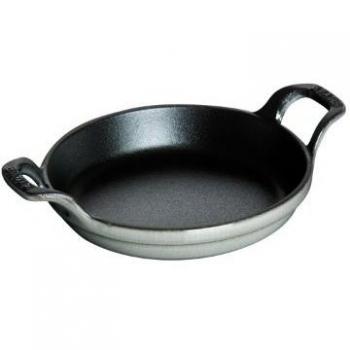 STAUB Fuente Redonda apilable, Hierro Fundido, Gris Grafito, 12 cm