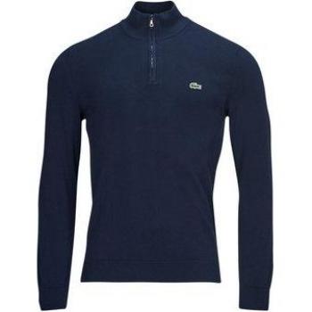 Lacoste Jersey AH1980-166 para hombre, jersey de algodón ecológico con cremallera