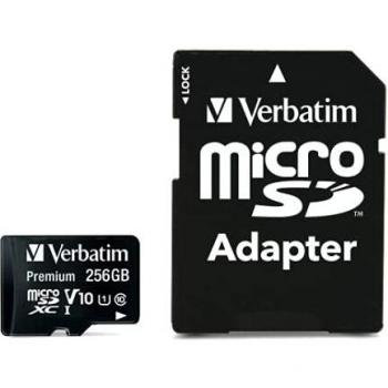 Verbatim - Tarjeta de Memoria microSDXC con Adaptador