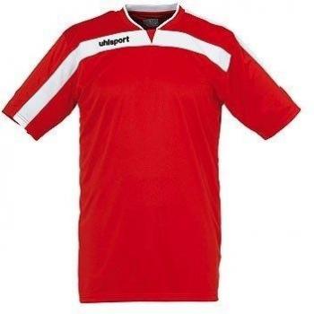 uhlsport LIGA - Camiseta de fÃºtbol, color rojo/blanco, talla XXL