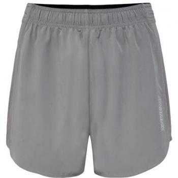 Pantalones Cortos Hummel Vital Woven Gris con Cierre Con Cordón para Mujer XS