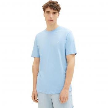 Camiseta de hombre manga corta Tom Tailor en color azul claro