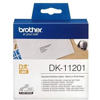 Brother DK-11201 Etiquetas de dirección, 29 x 90 mm Blanco 400 Etiquetas/Rodillo