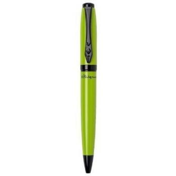 Leitz Platignum 50312 Studio - Bolígrafo de tinta azul con caja plateada, verde