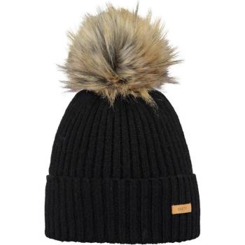 Gorro de mujer Barts Augusti Beanie negro con pompón