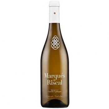 Marqués de Riscal - Vino txakoli Denominación de Origen Getariako Txakolina, Variedad 100 % Hondarrabi Zuri, 5 meses de crianza sobre lías - Botella individual 750 ml