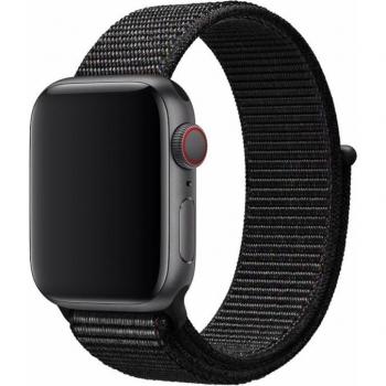 Devia Deluxe Sport Band 3 Correa Nylon Negra para Apple Watch 40mm