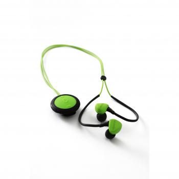 Auriculares In-ear Bluetooth SportPods Race - Verde con Control y Clip