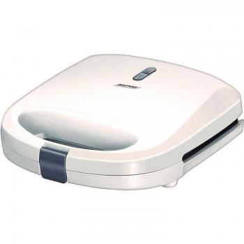 MPM MOP-27 Sandwichera Eléctrica, Capacidad para 2 Sandwiches, Placas con Forma de Triángulo, Revestimiento Antiadherente, Control Automático de Temperatura, Diseño Compact