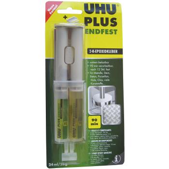 UHU Plus - Adhesivo de 24 ml