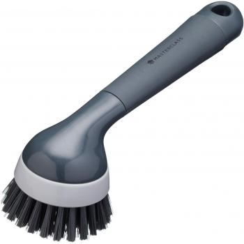 Cepillo Limpiaplatos MasterClass con Mango Ergonómico y Cerdas Antiarañazos, Negro/Gris