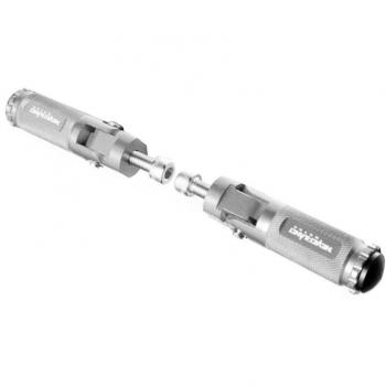 CNC Reposapiés Estribera Clavijas Pedales Plegables Universal para Motocicleta - Plata