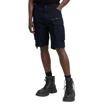 Shorts Cargo Rovic Zip Relaxed Marino para Hombre G-Star 2024, Algodón, Talla 40