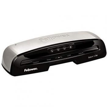 Fellowes Saturn 3i A4 - Plastificadora de documentos, 80-125 micras, para uso frecuente, lista para usar en 1 minuto, 10 fundas de plastificar gratis