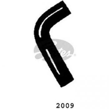 Manguera del radiador GATES 2009 - Tubería de radiador, resistente a altas temperaturas, fabricada en caucho reforzado, compatible con vehículos específicos de la marca GATES para el año 2009