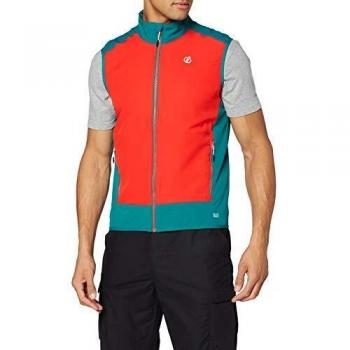 Dare 2b - Chaqueta Softshell sin Mangas para Hombre, Hombre, Color FryRed/Ocean, tamaño Small