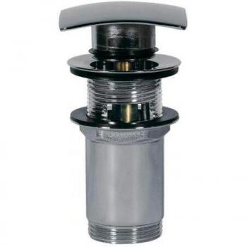 Tres griferia valvula lavabo con rebosadero tapon cuadrado 68x68mm clickzclack 13434020