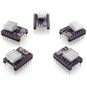 popprint DRV8825 Motor paso a paso conductor módulo con disipador de calor de mini de 4 capas para 3d impresora rp1.4 A4988 