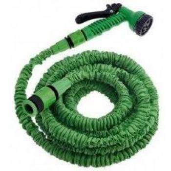 Manguera Extensible Riego 5 A 15 Metros Con Pistola De 7 Posiciones