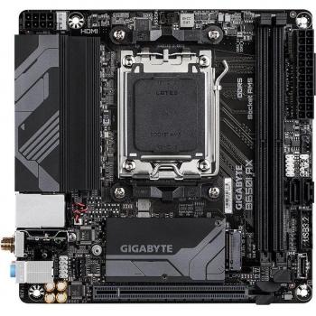 Placa Base Gigabyte B650I AX para procesadores AMD B650, Zócalo AM5, formato mini ITX