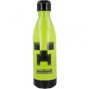 Botella de Agua Reutilizable de Plástico Libre de BPA Minecraft - 660 ml