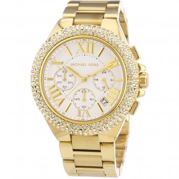 Michael kors womens chronograph quartz watch with stainless steel strap mk5756