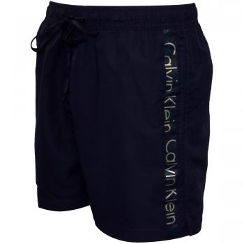 Calvin Klein Hombre Shorts de baño a rayas laterales, Azul, X-Large