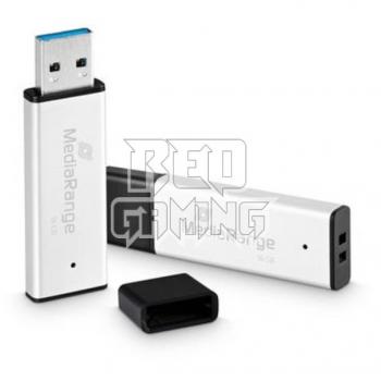 Memoria USB Mediarange High Performance 16 GB, Plateado/Negro, USB-A 3.2 Gen 1 MR1899