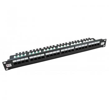 24 Port Cat5e Right Angled Patch Panel with CCS UTP 20/20