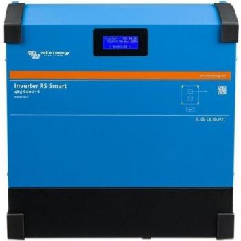 Inversor Victron Energy Smart RS 48/6000 230V, Inversor de corriente, características: capacidad de 6000W, voltaje de entrada de 48V, salida de 230V, tecnología Smart Solar